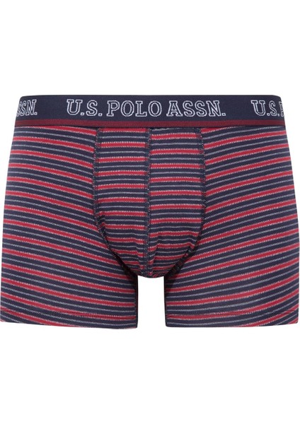 80516 Erkek Pamuklu 3'lü Boxer-Bordo&Lacivert&Baskılı modelleri