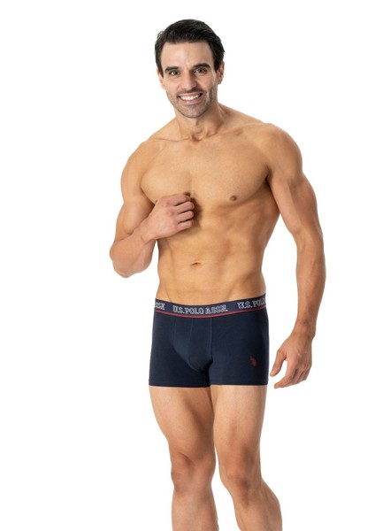 80516 Erkek Pamuklu 3'lü Boxer-Bordo&Lacivert&Baskılı fırsatları