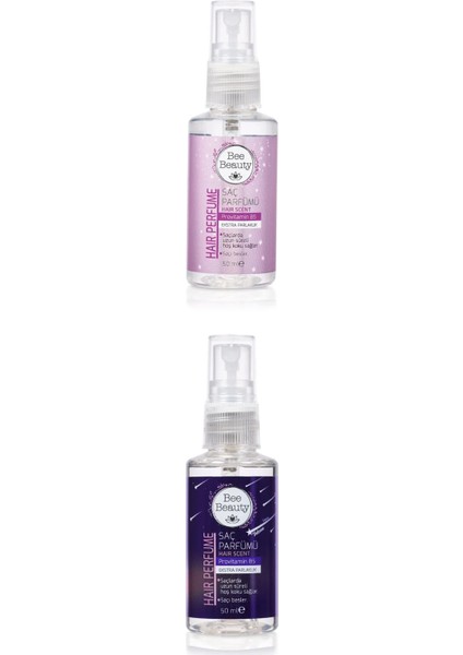 Saç Parfümü 50 ml ve Bee Beauty Saç Parfümü Intense 50 ml