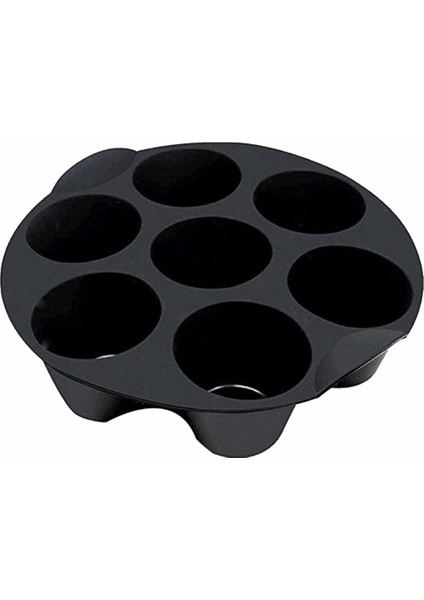 Silikon Çok Amaçlı Airfryer Muffin Cupcake Kek ve Çörek 7 Gözlü Pişirme Kalıbı