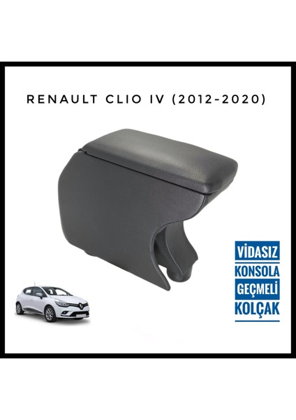 Clio 4 Vidasız Konsola Geçmeli Kolçak