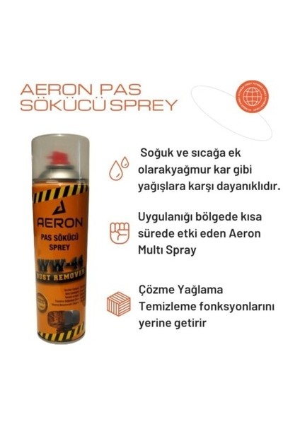 Pas Sökücü Sprey 200ML Aeron