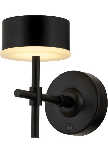 Acceptance Aplik LED 4W 12x20cm Metal Siyah Avonni-AP-64005-BSY