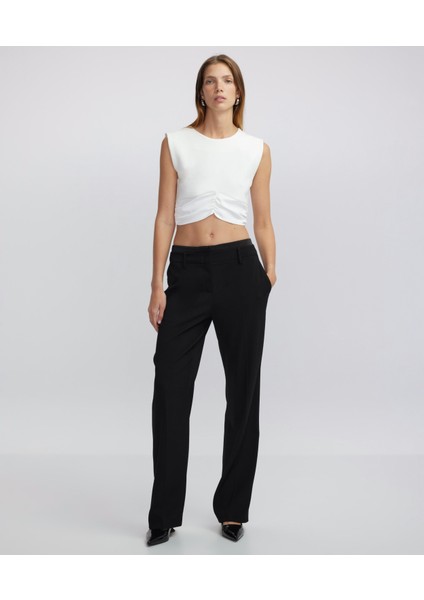 Kumaş mix crop tişört IW6240070069018