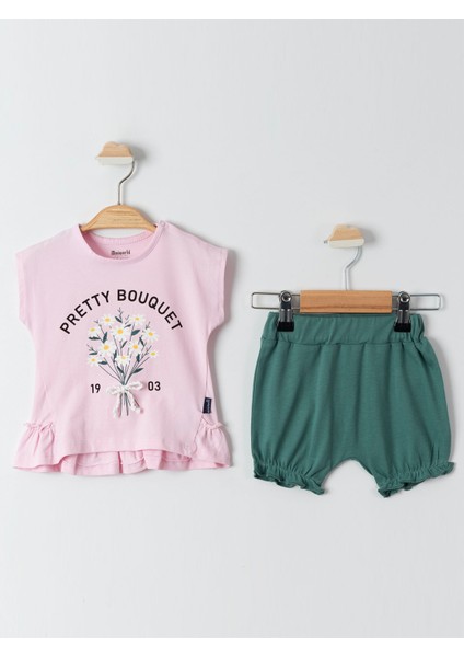 Kız Bebek Takım 6-18 Ay Pembe