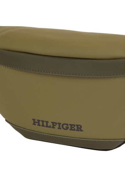 Tommy Hilfiger Haki Erkek Bel Çantası Th Monotype Pu Bumbag