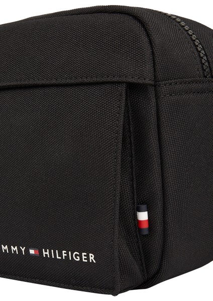 Tommy Hilfiger Siyah Erkek Bel Çantası Th Element Crossbody