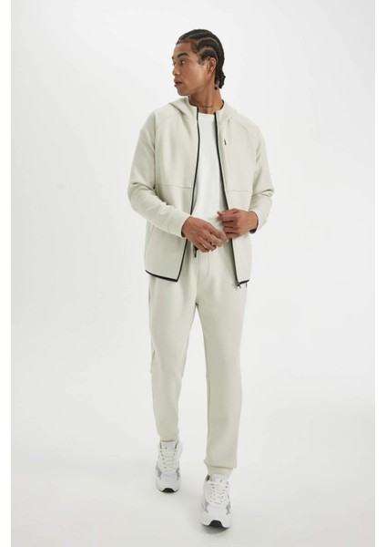 Fit Jogger Eşofman Altı Slim Fit Dar Kesim Skuba Dalgıç Kumaş Lastikli Paça Beli Bağcıklı Cepli Z9112AZ24AU fiyatları