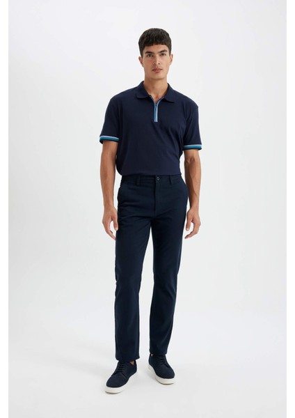 New Regular Fit Polo Yaka Kısa Kollu Tişört D6000AX24SM fiyatları