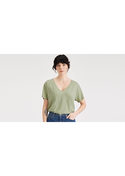 Derin V Yaka T-Shirt