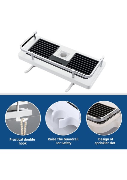 Banyo Duş Organizer,banyo Duş Rafı,duş Başlığına Kolayca Takılabilen Çok Amaçlı Banyo Organizeri - Dayanıklı Şampuan ve Sabunluk Rafı fiyatları