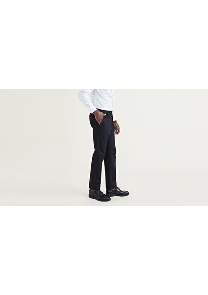 Signature Stain Defender Creased Slim Fit Pantolon