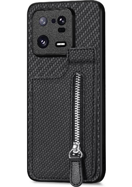 Xiaomi 13 Pro Crad Yuvası Manyetik Araç Montaj Fermuar Standı Cüzdan (Yurt Dışından)