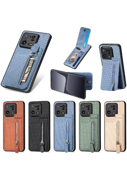 Xiaomi 13 Pro Crad Yuvası Manyetik Araç Montaj Fermuar Standı Cüzdan (Yurt Dışından)