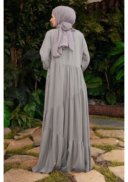 6614-Tensel Büzgülü Elbise fırsatları