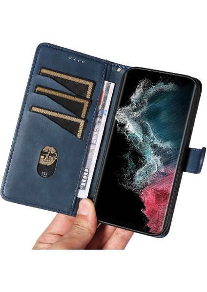 Samsung Galaxy S22 Ultra Için Kredi Kartı Yuvası ile Ayrılabilir Pu Durumda (Yurt Dışından) modelleri