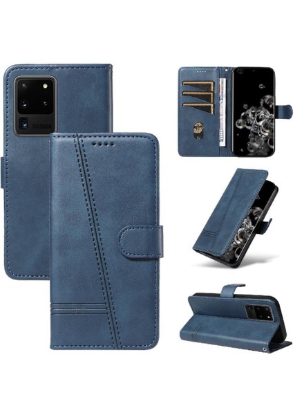 Samsung Galaxy S20 Ultra Cüzdan Telefon Kılıfı Için Kredi Kartı ile Filp Durumda (Yurt Dışından)