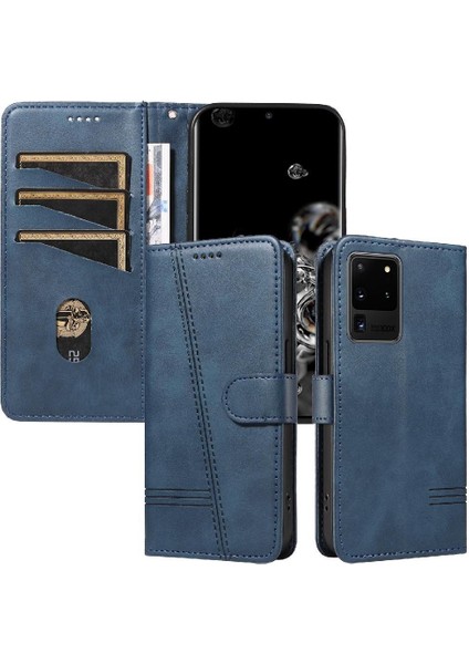 Samsung Galaxy S20 Ultra Cüzdan Telefon Kılıfı Için Kredi Kartı ile Filp Durumda (Yurt Dışından) fırsatları