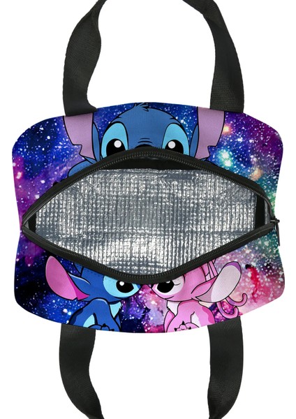 Disney Mickey Mouse Öğle Yemeği Çantası Karikatür Minnie Mouse Büyük Kapasiteli Su Geçirmez Yalıtımlı Çanta Çocuk Gıda Saklama Kutusu (Yurt Dışından)
