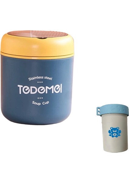 Taşınabilir Termal Konteyner 530ML Gıda Termal Kavanoz Termal Çorba Bardağı (Yurt Dışından)