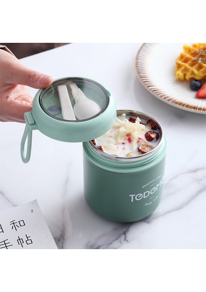 Taşınabilir Termal Konteyner 530ML Gıda Termal Kavanoz Termal Çorba Bardağı (Yurt Dışından)