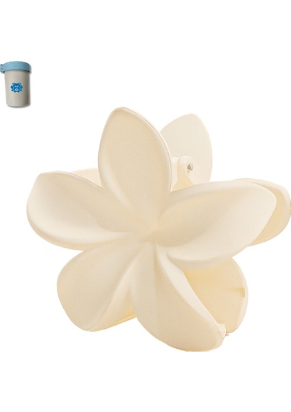 Buzlu Plumeria Saç Tokası (Yurt Dışından)