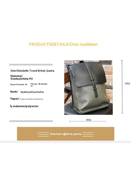 Erkek Sırt Çantası Okul Çantası Günlük Günlük Sırt Çantası Büyük Kapasiteli Trendy Erkek Kontrast Renk Ekose (Yurt Dışından) fiyatları