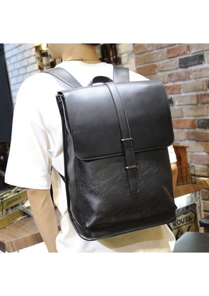 Erkek Sırt Çantası Okul Çantası Günlük Günlük Sırt Çantası Büyük Kapasiteli Trendy Erkek Kontrast Renk Ekose (Yurt Dışından) fırsatları