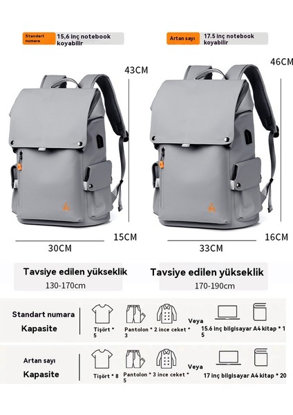 Sırt Çantası Erkek Büyük Kapasiteli Seyahat Sırt Çantası Bilgisayar Çantası Rahat Çanta (Yurt Dışından) modelleri