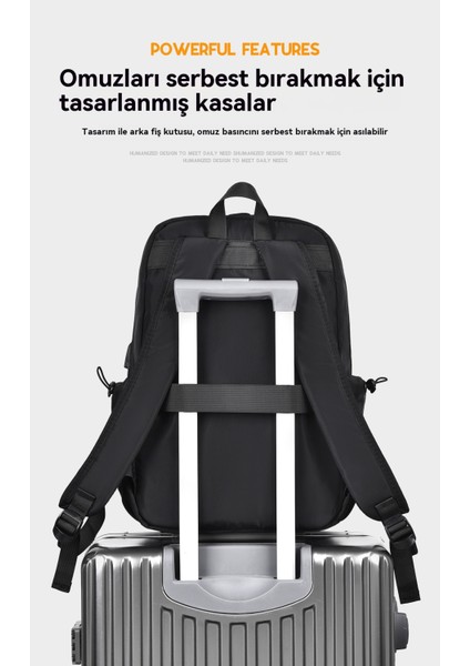 Su Geçirmez Iş Erkekleri Sırt Çantası, Modaya Uygun Işe Gidip Gelme ve Eğlence Amaçlı 15,6 Inç Bilgisayar (Yurt Dışından) fırsatları
