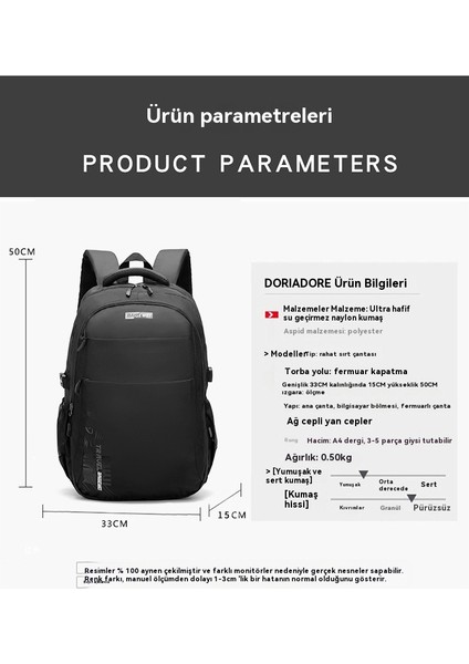 Sırt Çantası Büyük Kapasiteli Erkek Çok Fonksiyonlu Erkek Sırt Çantası Iş Sırt Çantası Erkek Bilgisayar Çantası (Yurt Dışından) modelleri