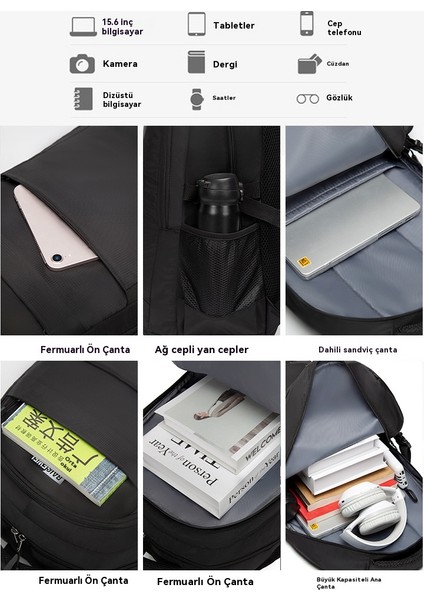 Sırt Çantası Büyük Kapasiteli Erkek Çok Fonksiyonlu Erkek Sırt Çantası Iş Sırt Çantası Erkek Bilgisayar Çantası (Yurt Dışından) fırsatları