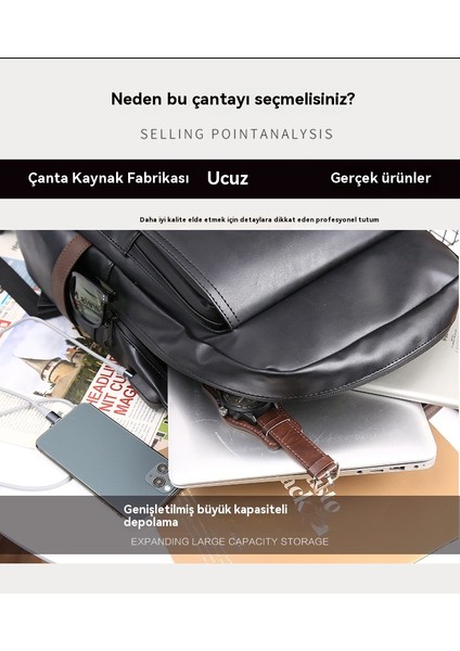 Yeni USB Şarj Erkek Iş Büyük Kapasiteli Seyahat Sırt Çantası Bilgisayar Çantası (Yurt Dışından) modelleri