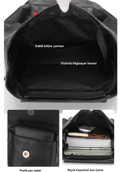 Erkek Sırt Çantası Moda Seyahat Çantası Trendy Marka Büyük Kapasiteli Bilgisayar Okul Çantası Iş (Yurt Dışından) fırsatları
