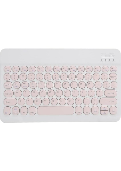 Casper Via S40-A 10.36" Uyumlu Kablosuz Bluetooth Şarj Edilebilir Yuvarlak Tuşlu Klavye - Pembe