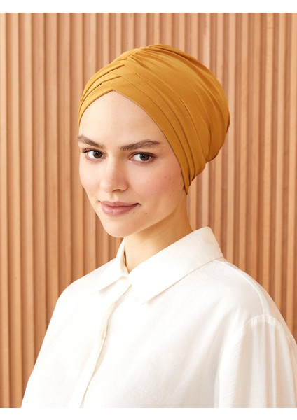Modest 3 Bantlı Kadın Tesettür Bone