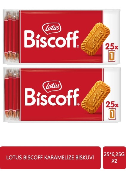 Biscoff 25*6,25 G x 2