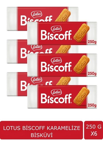 Biscoff 250 G x 6
