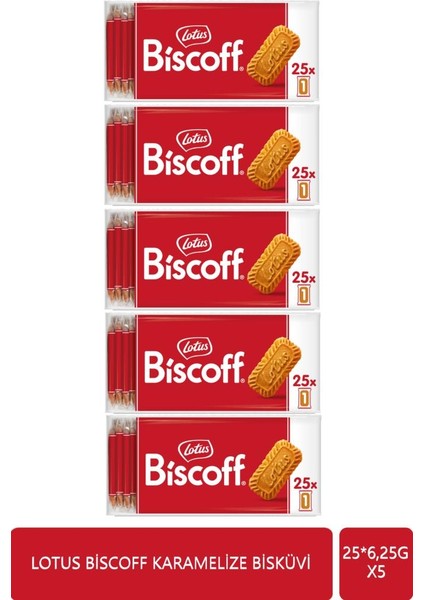 Biscoff 25*6,25 G x 5