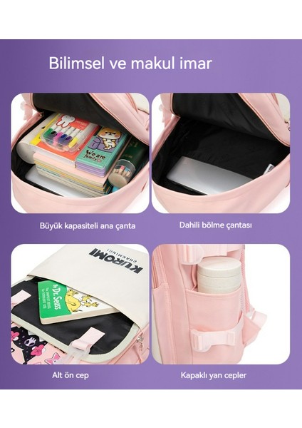 Kız Lise Üniversite Öğrencisi Sırt Çantası/ortaokul Öğrencisi Büyük Kapasiteli Okul Çantası D514 (Yurt Dışından) modelleri