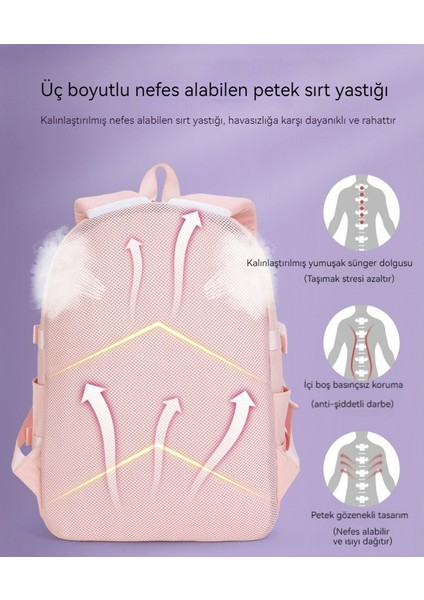 Kız Lise Üniversite Öğrencisi Sırt Çantası/ortaokul Öğrencisi Büyük Kapasiteli Okul Çantası D514 (Yurt Dışından) fırsatları