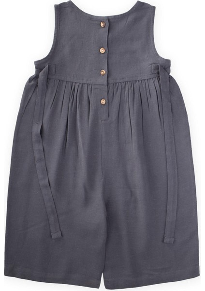 Kolsuz Bağcıklı elbise 2-7 Yaş Antrasit fiyatları