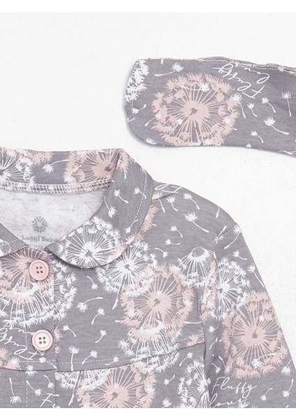 Bebe Yaka Düğmeli Kız Çocuk Pijama Takımı modelleri