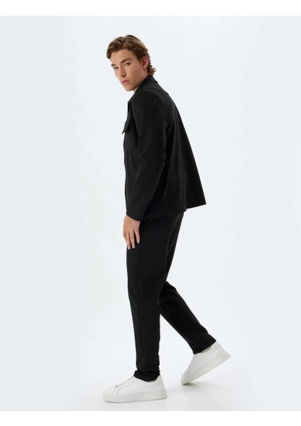 5WAM40007HK Koton Erkek Eşofman Alt Siyah