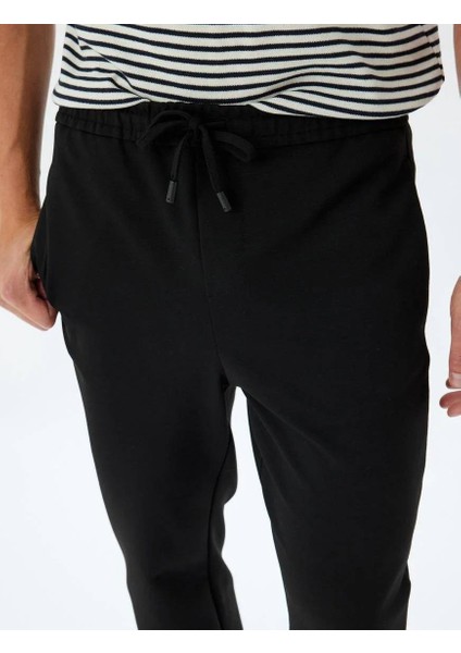 5WAM40007HK Koton Erkek Eşofman Alt Siyah indirimleri