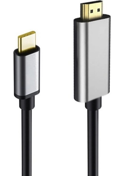 Type-C HDMI 4K Görüntü Aktarım Kablosu Tak Çalıştır ZX-122 1,8 Metre