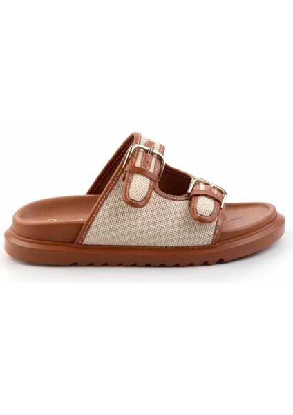 Bej Hasır Kadın Terlik Yumuşak Tekstil Malzeme ile Konforlu Kullanım için İdeal fiyatları