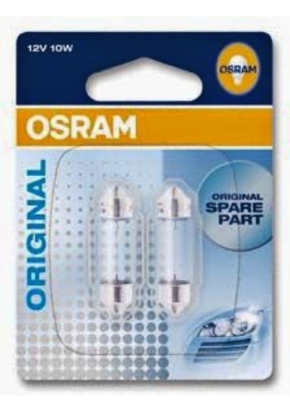12V Sofit Ampul 10W Uzun Tip (41 mm )