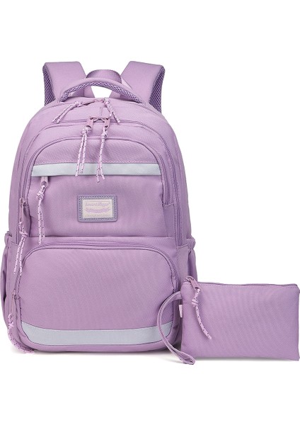 Larg Kadın Büyük Boy Okul Sırt Çantası - Küçük Çanta Hediyeli