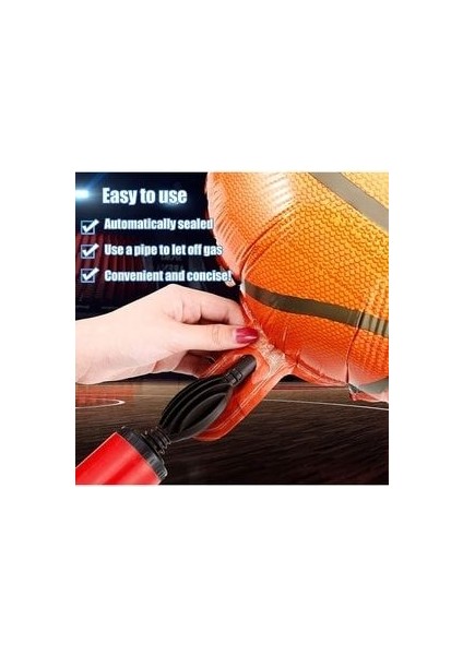 Basketbol Temalı Siyah Rakam Balonlu Karşılama Doğum Günü Seti Kral Taçlı fırsatları
